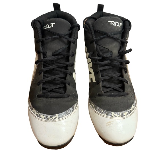 Nike Force Trout 4 Keystone Men's Baseball Cleats Black White Size 13 - Picture 3 of 6